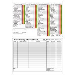Colour Record & Progress Card